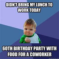 Image result for Birthday Lunch Meme