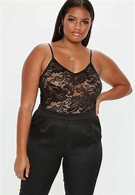 Image result for Plus Size Lace Unitard