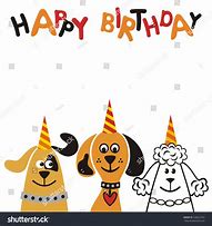 Image result for Happy Birthday Dog Art