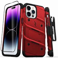 Image result for Red and Black iPhone Case Kickstand