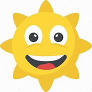 Image result for Happy Face Sun Emoji
