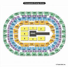 Chesapeake Energy Arena Oklahoma City Ok Seating Chart View