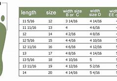 Image result for Foot Size