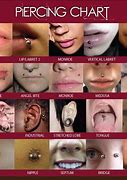 Image result for Face Piercing Chart