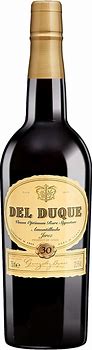 Image result for Gonzalez Byass Jerez Xeres Sherry Del Duque Aged 30 Years Very Old Amontillado VORS