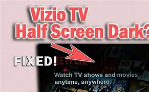 Image result for Vizio TV Half Screen