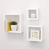 Image result for Square Floating Cabinets
