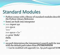 Image result for Standard Modules