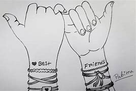 Image result for Easy Pencil Drawings Friendship