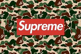 Image result for Supreme Collab with BAPE