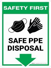 Image result for Proper Disposal of Mask Signage