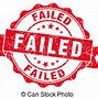 Image result for Failed Clip Art
