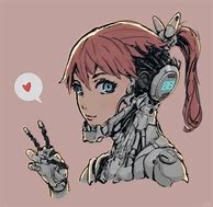 Image result for Cyberpunk Cyborg Girl Robot Anime