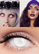 Image result for White Contact Lenses No Pupil