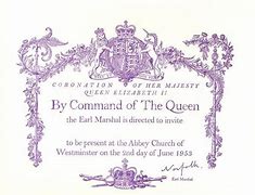 Image result for Invitation From the Queen