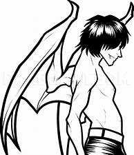 Image result for Anime Demon Boy Sketch