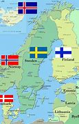 Image result for Map of Scandinavian Countries Sweden