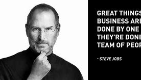 Image result for Teamwork Quotes Steve Jobs