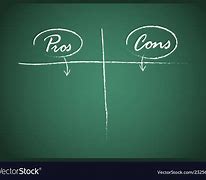 Image result for Pros and Cons Empty Table Image
