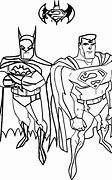 Image result for Superman Fighting Batman Coloring Pages