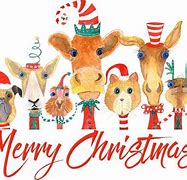 Image result for Merry Christmas Animal Clip Art