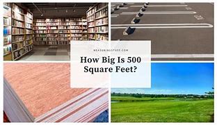 Image result for 500 Square Feet Comparison