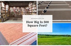 Image result for How Big Is 500 Square Feet