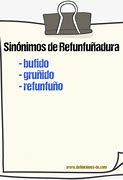 Image result for refunfuñadura