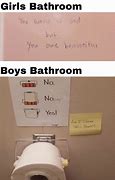 Image result for Girls' Bathroom Meme