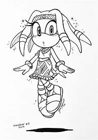 Image result for Sonic Sticks Coloring Page