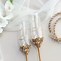 Image result for White Pearl Champagne Toasting Flutes