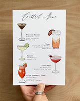 Image result for Wedding Drink List
