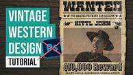 Image result for Old Wanted Poster Template