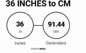 Image result for 36 Inches to Cm
