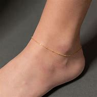 Image result for Perfect Ankle with Gold Anklet