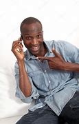 Image result for Black Man Talking On the Phone