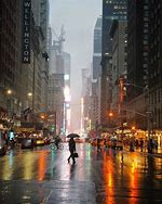 Image result for Raining City Street at Night