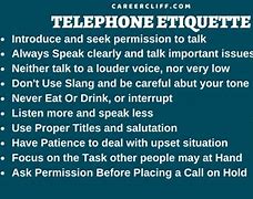 Image result for Proper Business Phone Etiquette