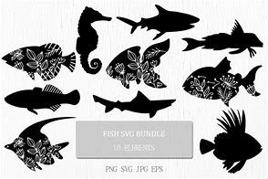 Image result for Floral Fishing SVG