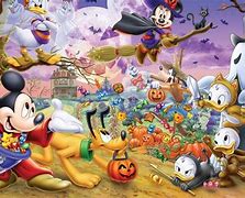 Image result for Halloween Cartoon Characters Background