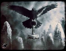 Image result for Raven Norse Mythology
