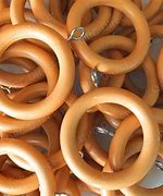 Image result for Wooden Curtain Rings