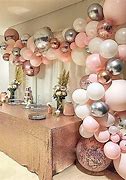 Image result for Rose Gold and Black Birthday Party Ideas
