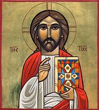 Image result for Jesus Baptism Coptic Icons