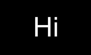 Image result for White Screen That Says Hello PFP
