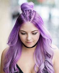 Image result for Bright Purple Dyed Hair