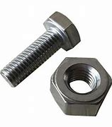 Image result for Hexagonal Bolt and Nut