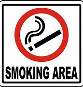 Image result for Smoking Zone Sign