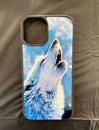 Image result for iPhone 12 Wolf Case with Protective Screen