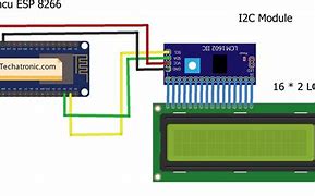 Image result for LCD Display with I2C Module